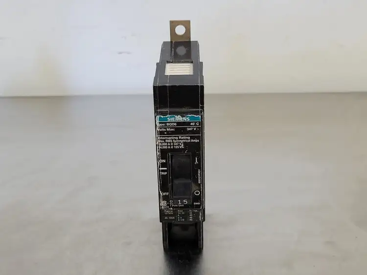 Used SIEMENS BQD6115 Switchgears British Columbia CA | Lenmark #238543