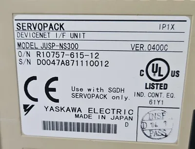 Omron R88D-WT02H Servo Diver w/JUSP-NS300 Module Loc 1D-2