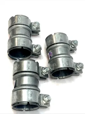 USED INSTALOK COMPRESSION COUPLING 2" OD 4" OAL LOT OF 3