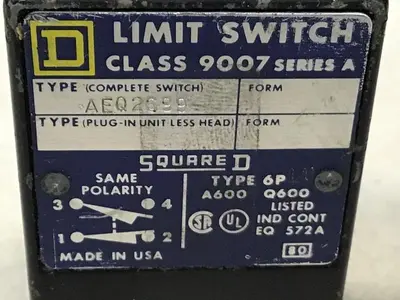 USED SQUARE D 9007-AEQ2699