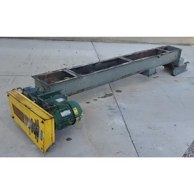 Used 9"dia. X 9' Screw Conveyor (Center Discharge)