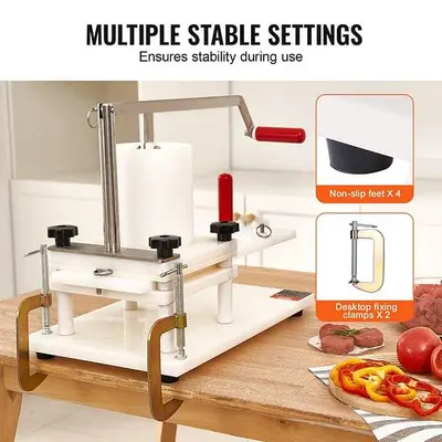 4.3" Commercial Burger Patty Maker Hamburger Meat Press Forming Machine