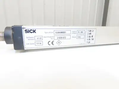 Sick ELGS6-0900D521 Light Curtain Sender 900mm Protected Height 16 Beam 15-30V