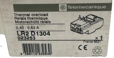 NEW TELEMECANIQUE LR2-D1304 THERMAL OVERLOAD RELAY LR2D1304