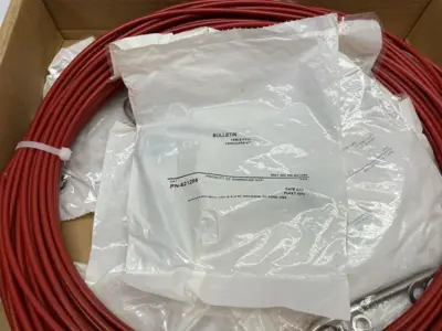 USED SICK WIRE DRAW MECHANISM KIT, NO ROPE TENSIONER, 50M ROPE, 18X EYEBOLT