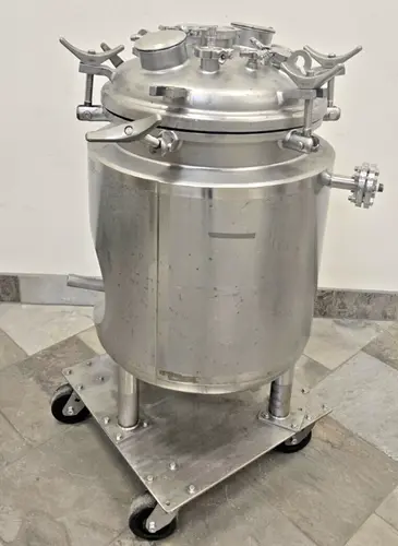 Precision Stainless Steel Portable 100 Liter Jacketed Vessel Tank Fermentation