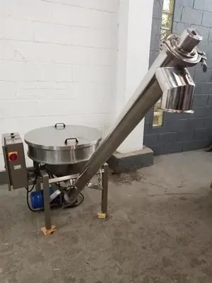 66" long x 4" dia. screw conveyor