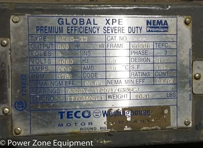 NEW TECO WESTINGHOUSE XPE