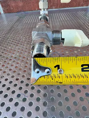 USED VACUUBRAND DVR 2 VACUUM GAGE AND CONTROLLER W/ PARKER VALVES