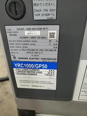 USED 2019 YASKAWA MOTOMAN GP50