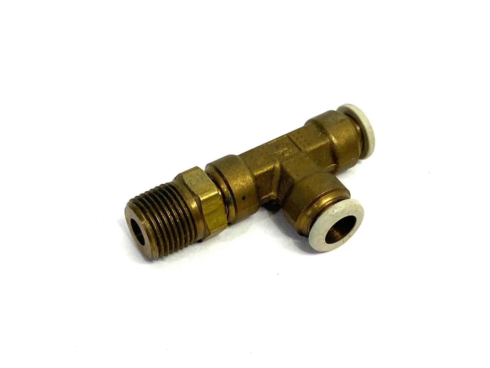 USED PARKER PRESTOLOK PUSH-TO-CONNECT SWIVEL ELBOW FITTING 3/8" X 3/8"