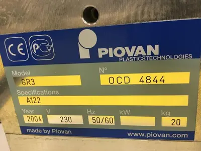 USED PIOVAN GR3