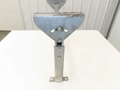 Automotion 24"W Conveyor Leg Stationary Floor Support 16" to 24"H Galvanized