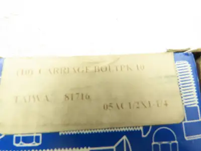 1/2"-13 Stainless Steel Carriage Bolt 18-8 1 1/4 in L NL-19(SM) Lot of 40