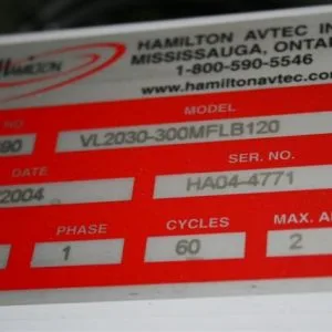 USED 2004 HAMILTON VL2030-300MFLB