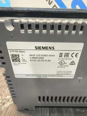 Used SIEMENS 6AV2 123-2GB03-0AX0 Servo Drives South Carolina US | ESS Industrial Equipment Sales #1305337