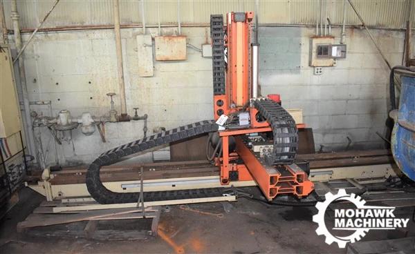 15.4 LB HUSKY "MTE7" 5-AXIS UNIT MOUNTED TRAVERSING PICKER ROBOT FOR PLASTIC INJECTION MOLDING MACHINE w/SERVO-DRIVES