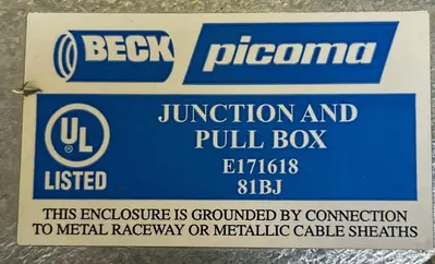 New | in-Stock BECK E171618 Miscellaneous Equipment (Electrical & Power) | Surplus Asset Holdings #1199990