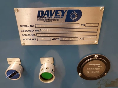 USED DAVEY AIR COMPRESSORS 50BAQ