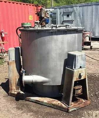 (2) Western States 48 x 30 perforate basket centrifuges, 316SS.