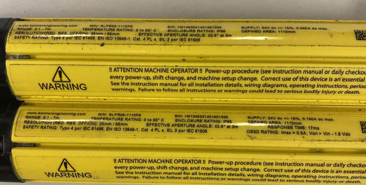 USED BANNER SLPR25-1110P8