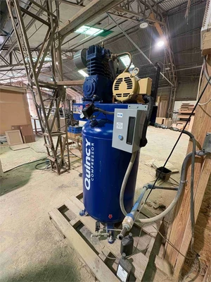 Used QUINCY 253DS80VCB20 Tank Mounted Air Compressors Texas US | MachineryMax #1335146