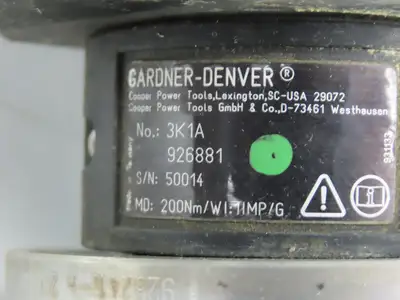 Gardner Denver 3B180A Electronic Servo Nutrunner 1/2" Nut Driver 3BA 927257