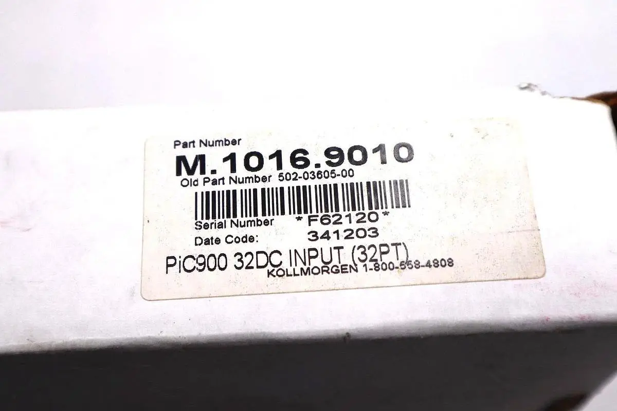 NEW IN BOX M.1016.9010 GIDDINGS LEWIS PiC900 32DC INPUT (32PT) F62120 #L-591