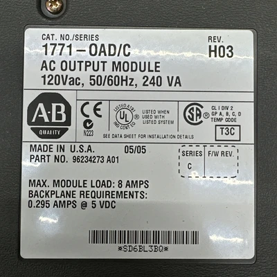 NEW Allen-Bradley 1771-0AD