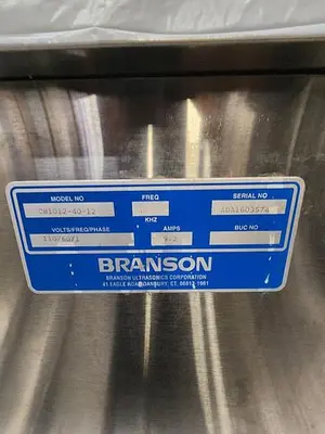 BRANSON CH1012-40-12 ULTRASONIC TANK