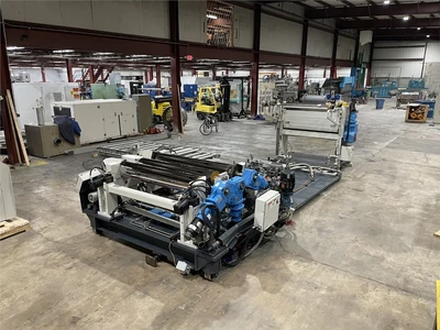 66" Wide Cincinnati Milacron Horizontal Sheet Line Downstream, New In 2012