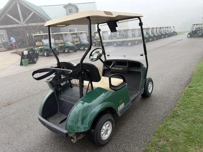 (1) 2015 E-Z-Go golf cart with a Kawasaki gas engine, does not include Club canopy, ball cover, club...