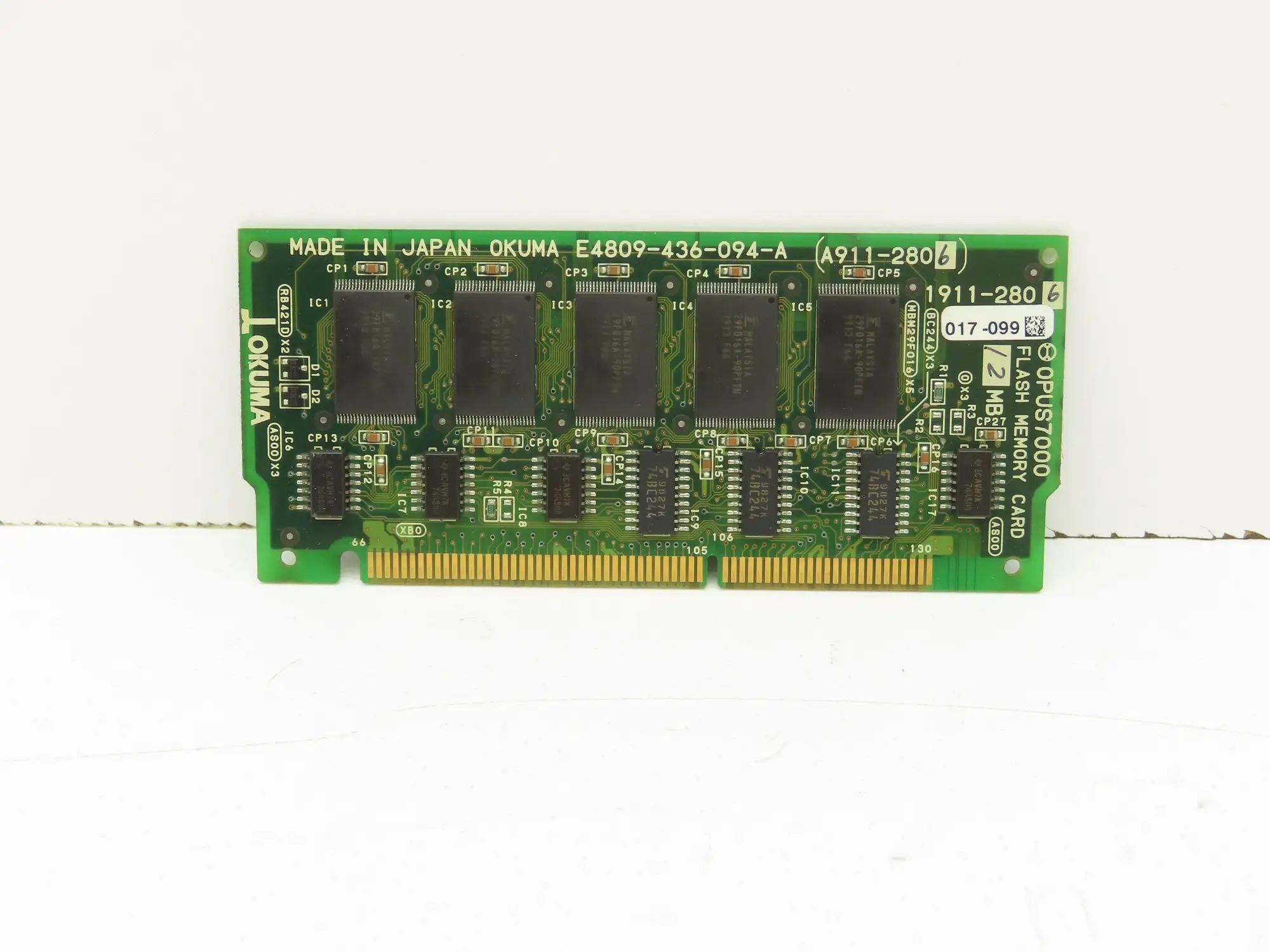 Okuma 1911-2806 Opus7000 Flash Memory Card Circuit Board Module