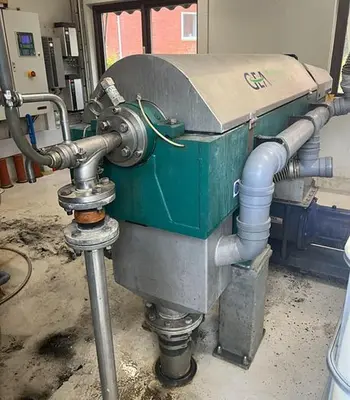Westfalia UCD 345-00-32 decanter centrifuge, Duplex SS.