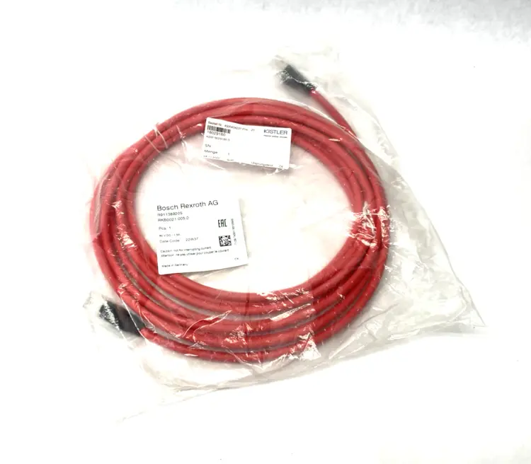 New | in-Stock Bosch Rexroth Ethernet Connection Bus Cable 5m RKB0021/005,0 Cable & Wire Michigan US | Maverick Industrial Sales #1393003