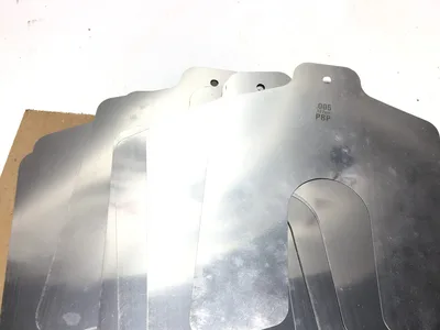 Precision Brand Stainless Slotted Shim Size D 5″x5″ Slot 1-5/8″ Gauge .005