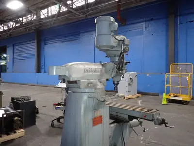 Bridgeport 42" X 9" Vertical Mill
