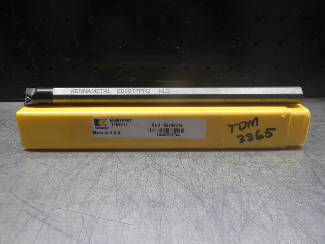Kennametal .600" Coolant Thru 1/2"  Boring Bar E08STFPR2 NL3 (LOC1439A)