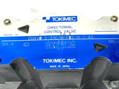 USED TOKIMEC DIRECTIONAL CONTROL VALVE