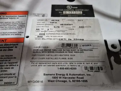 USED SIEMENS TIASTAR