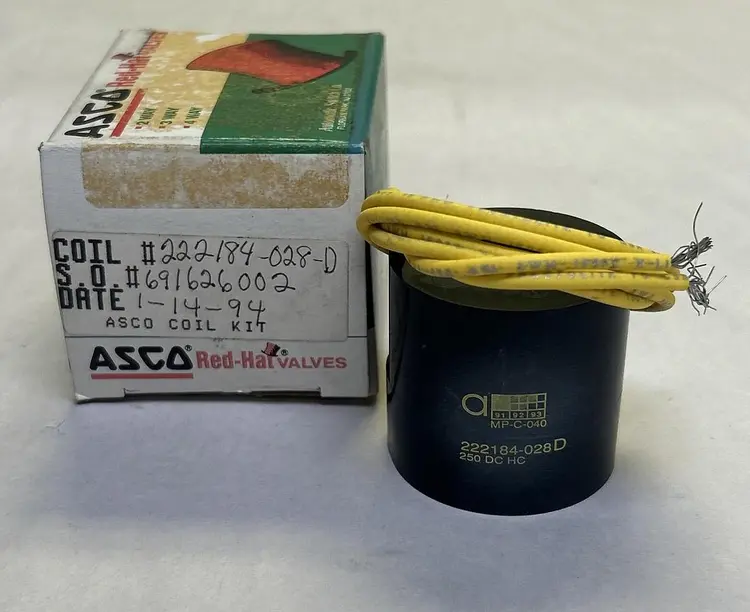 New | in-Stock ASCO 22184-028D Miscellaneous Equipment (Electrical & Power) Ohio US | Surplus Asset Holdings #1210320
