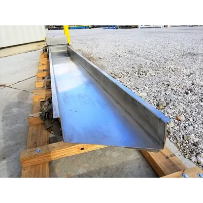 Used FMC Stainless Steel Vibrating Conveyor 18" X 13' long