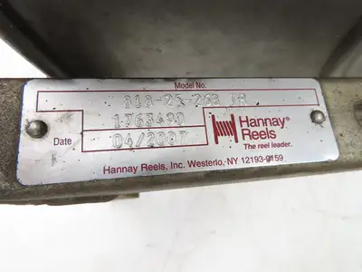 Hannay Reels 818-25-26B TR Retractable Industrial Water Hose Reel 1/2" Lot Of 2