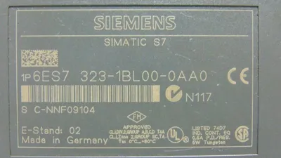 Siemens Simatic I/O Module 6ES7 323-1BL00-0AA0 No Cover Used