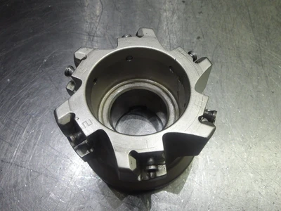 Iscar 2.5" Indexable Facemill 1" Arbor F90LN D2.50-06-1.00-R-N11 (LOC2859A)