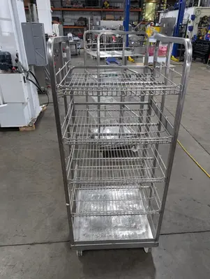 (2) SS Parts Carts