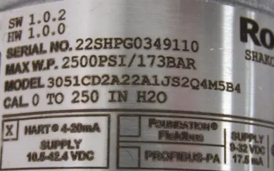 NEW EMERSON 3051CD2A22A1JS2Q4M5B4 TRANSMITTER 6681880 1199WAC40ARTW40DAA1GK