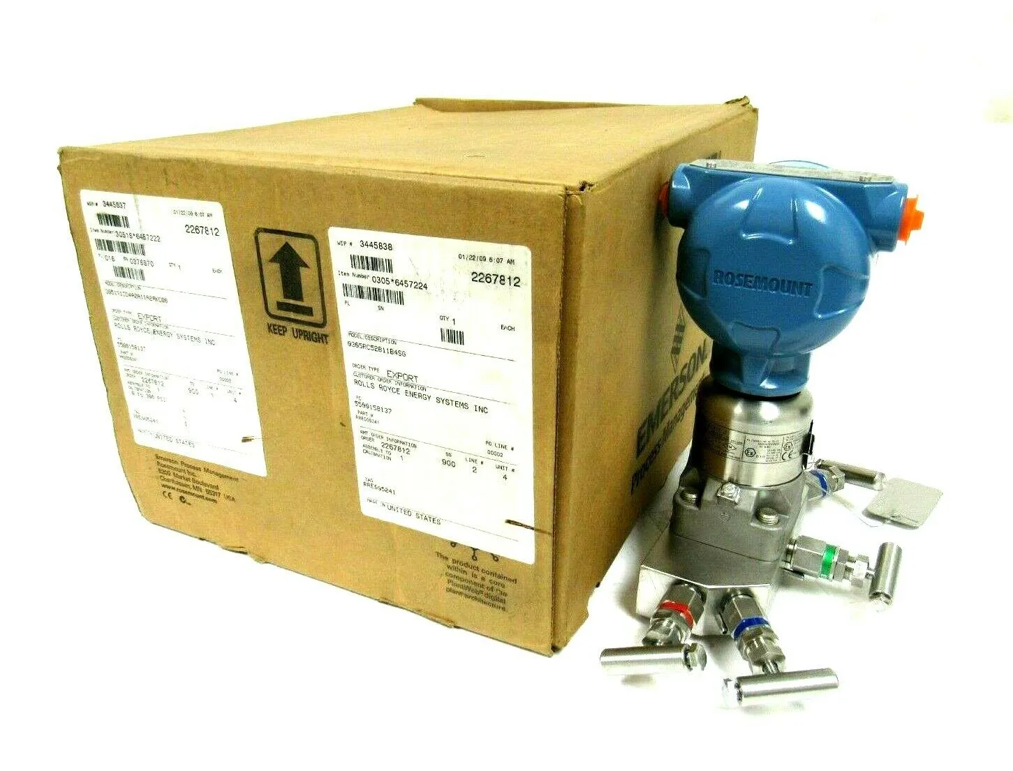 NEW ROSEMOUNT 3051-S1CD4A2A11A2AKCQ8 TRANSMITTER 3051S-6457222 0305-6457224
