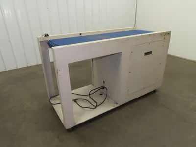 LaserLink LC4000A Plastic Chain Conveyor 18x60" 120V PLC Control Photo Eye 11FPM