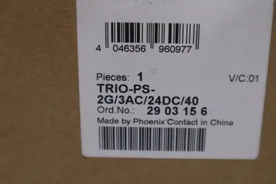 Phoenix Contact TRIO-PS-2G/3AC/24DC/40 Power Supply / 2903156  -  NEW IN BOX